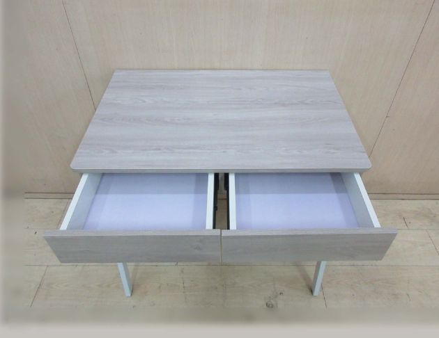 庫存新品出清 淺橡色80公分兩抽書桌 電腦桌 辦公桌 桌子 3