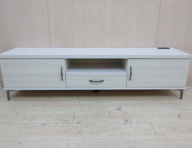 庫存新品出清 白木紋色181公分兩門一抽電視櫃 客廳收納長櫃