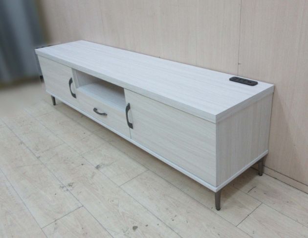 庫存新品出清 白木紋色181公分兩門一抽電視櫃 客廳收納長櫃 4