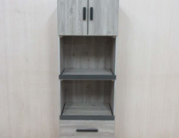 庫存新品出清 灰橡色60公分兩門四抽電器櫃 餐櫃 廚房收納櫃