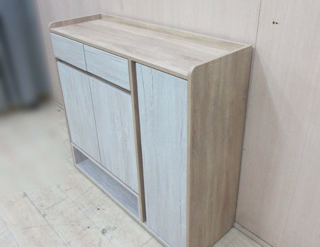 庫存新品出清 梧桐灰115公分三門兩抽鞋櫃 玄關收納櫃 置物櫃 4