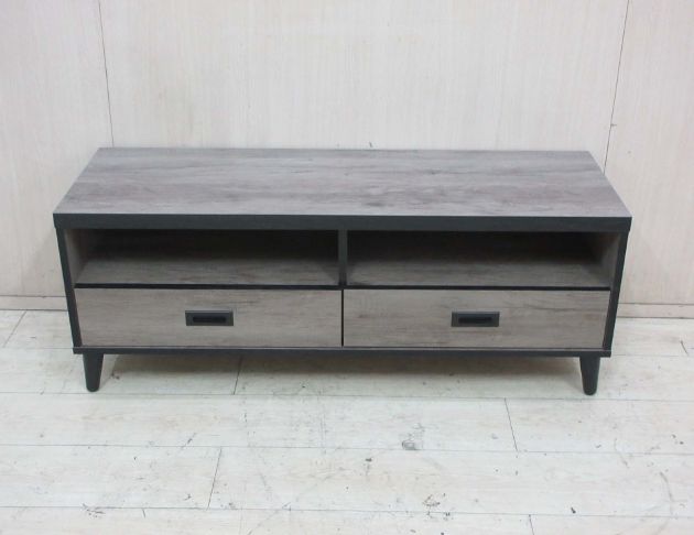 庫存新品出清 灰橡色121公分兩抽電視櫃 客廳長櫃 TV櫃