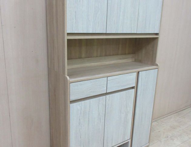 庫存新品出清 梧桐拼色116公分六門三抽餐櫃 碗盤收納 電器櫃 3