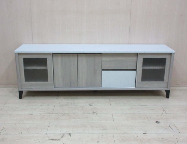 庫存新品出清 淺橡白181公分四門兩抽電視櫃 客廳收納長櫃