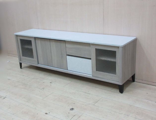 庫存新品出清 淺橡白181公分四門兩抽電視櫃 客廳收納長櫃 5