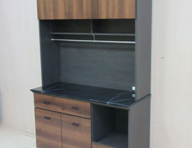 庫存新品出清 黃金雙色116公分石面五門三抽高餐櫃 電器櫃 5