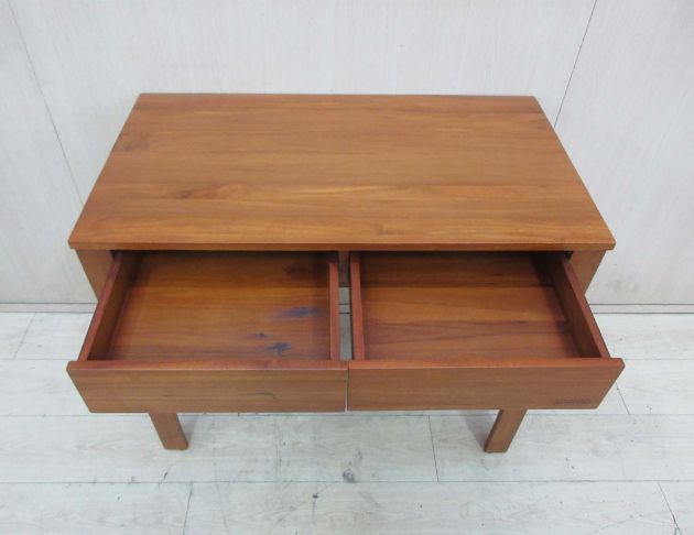 新竹二手家具◎百豐悅2手傢俱-二手書桌 詩肯92公分柚木兩抽寫字桌 讀書桌 電腦桌 桌子 苗栗2手家具 石岡二手傢俱 2