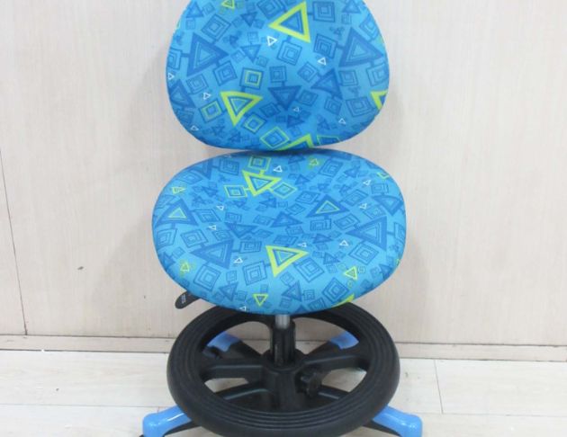 二手電腦椅 藍色40公分兒童成長椅 學習椅 書桌椅 升降椅 2