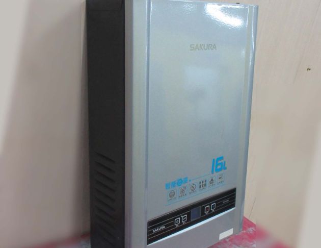 二手熱水器 櫻花牌16公升智能恆溫天然氣瓦斯熱水器 強制排氣 4