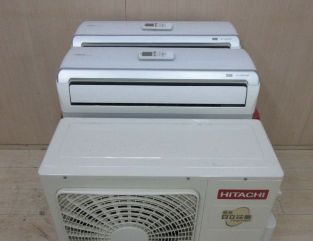 二手冷氣 日立5.0KW一對二分離式冷氣 變頻冷暖空調 冷氣機