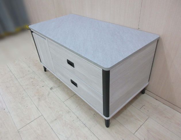 庫存新品出清 白橡木色100公分一門兩抽沙發桌 客廳桌 矮桌 4