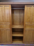 二手衣櫃二手樟木色206公分大衣櫥衣物收納櫃房間置物衣服儲物櫥櫃