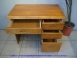二手書桌二手半實木原木色101公分四抽書桌電腦桌寫字桌學生房間桌