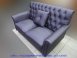 二手沙發二手歐式水鑽紫色雙人皮沙發客廳辦公民宿接待會客咖啡廳沙發