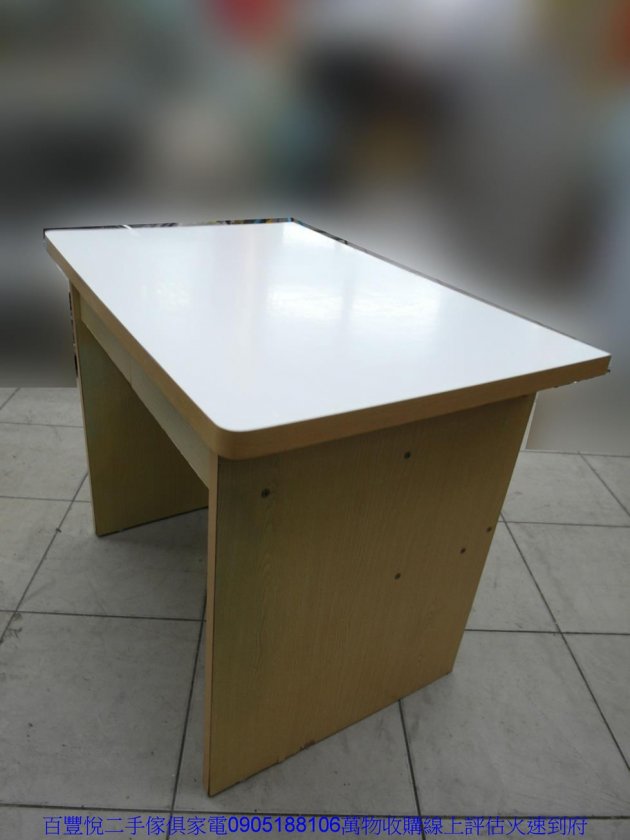 二手書桌二手原木色91公分二抽寫字桌書桌電腦桌學生桌孩童桌工作桌 4