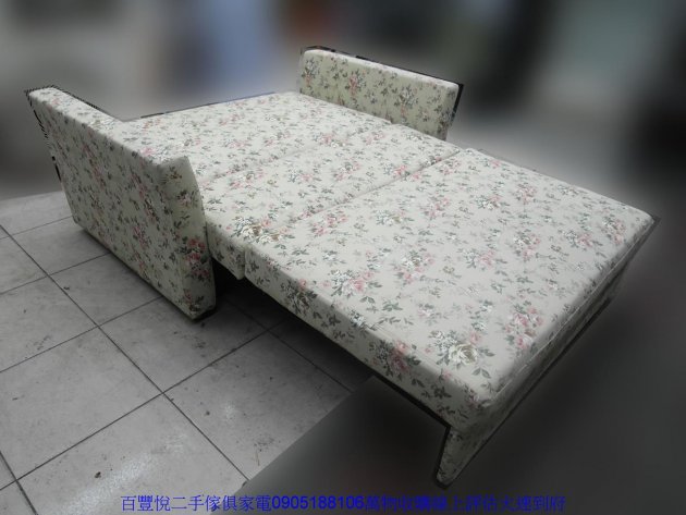 二手沙發中古沙發二手歐式碎花152公分布沙發床套房租屋用雙人沙發 4