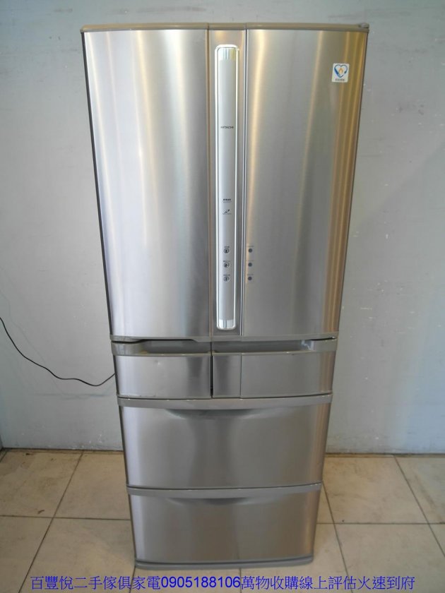 二手冰箱二手HITACHI日立變頻五門冰箱自動製冰中古五門電冰箱 1
