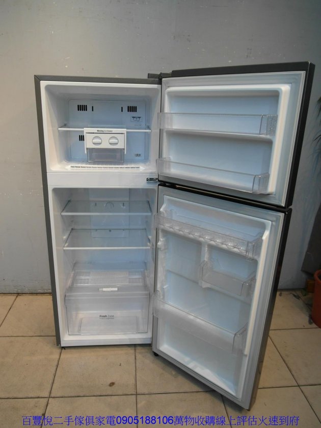 二手冰箱中古冰箱二手LG樂金186公升變頻雙門冰箱不鏽鋼套房冰箱 4