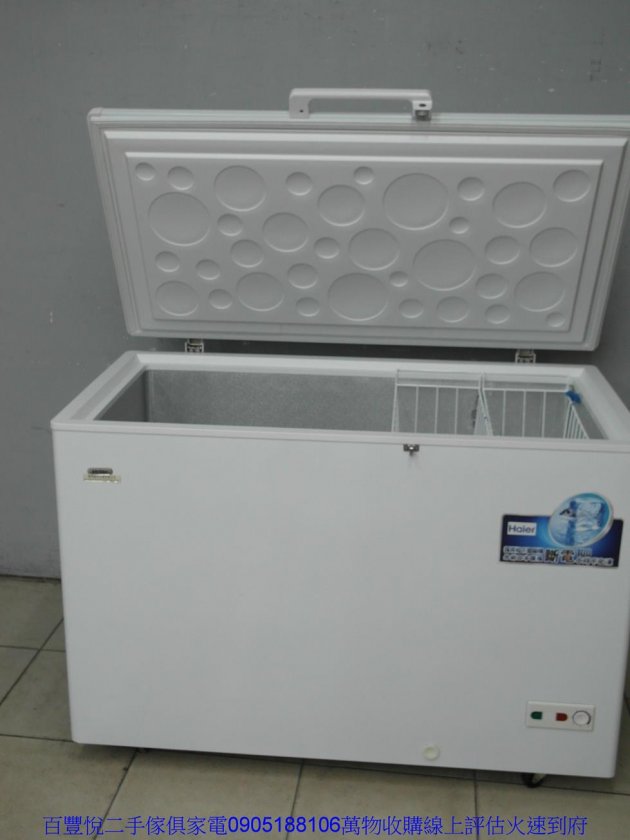二手冰櫃中古冷凍櫃二手HAIER海爾379公升上掀冷凍櫃雪櫃冰櫃 4