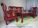 仿古戰國組紅木鑲貝113大茶几組椅實木沙發客廳休閒椅