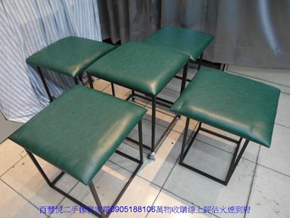 二手沙發深綠多功能皮沙發椅凳魔方沙發矮凳客廳皮椅凳沙發輔助椅板凳 5