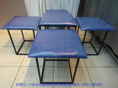 二手沙發深紫多功能皮沙發椅凳魔方沙發矮凳客廳皮椅凳沙發輔助椅板凳 4