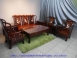 二手沙發二手紅壇木鑲貝實木八件組沙發仿古家具客廳實木沙發紅木家具