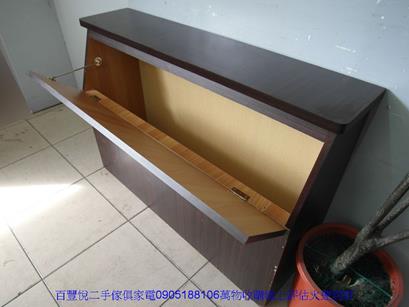 二手床頭櫃二手胡桃色單人加大3.5尺床頭櫃三尺半床頭箱床組收納櫃 5