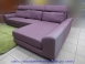 二手沙發中古沙發二手紫色305公分L型布沙發客廳休閒接待沙發椅