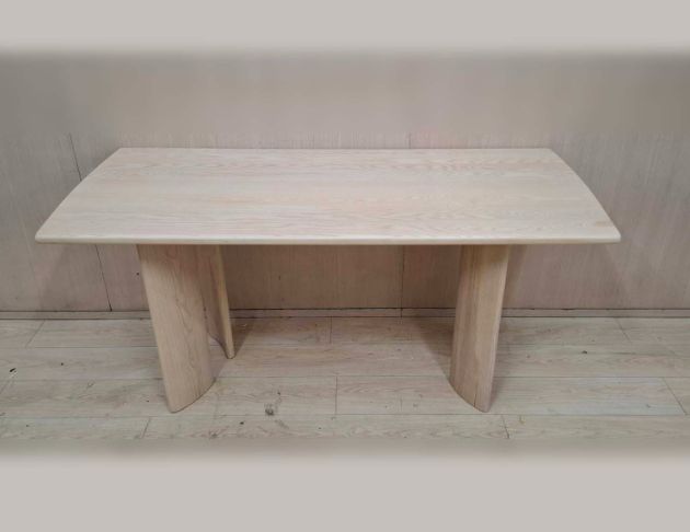 二手餐桌 原木色160公分用餐桌 廚房餐桌 洽談桌 桌子 木桌 2