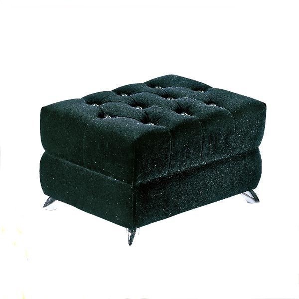 全新出清優雅黑鑲鑽沙發輔助椅 腳凳 矮凳 沙發椅凳 矮椅子 有兩色 1