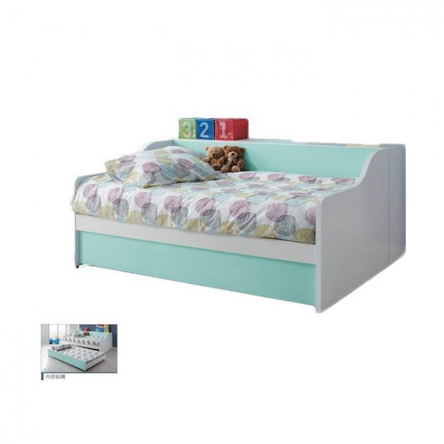 新品出清蒂芙尼綠3.5尺雙層子母床 兒童單人床鋪 1