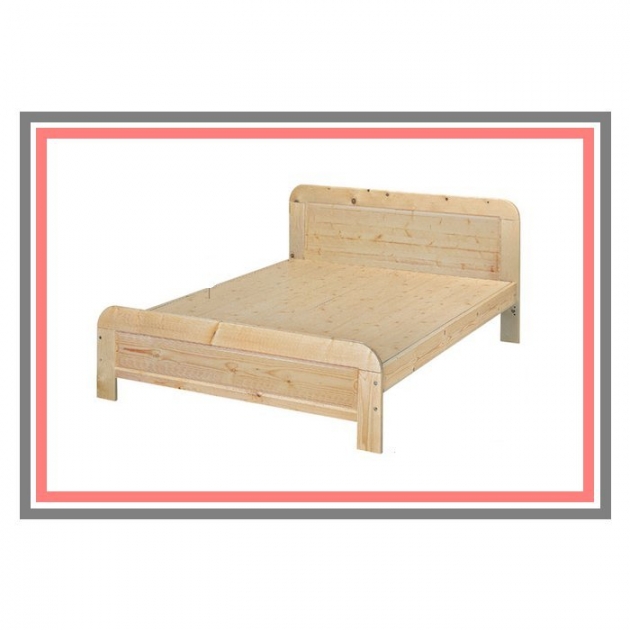 全新出清松木實木5尺實木床架 組合式床組 雙人床台 1