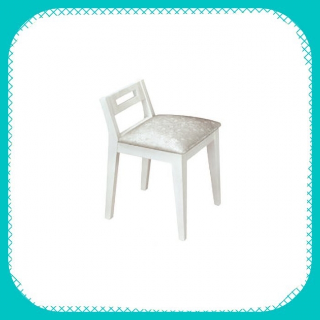 新品出清38公分純白色鏡台椅 梳妝椅 化妝椅 書桌椅 單人椅 1