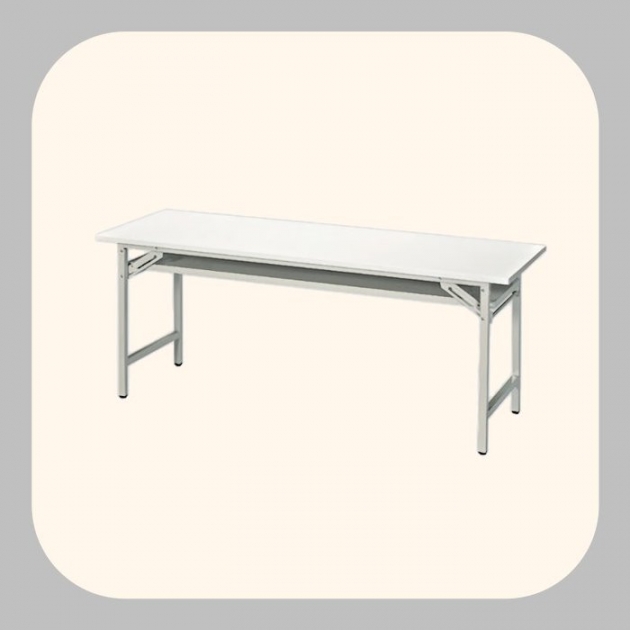 新品出清1.5尺白面直角會議折合桌 會議桌 寫字桌 1