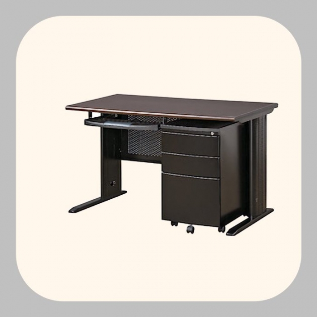 新品出清胡桃色4尺OA辦公桌組 職員桌 寫字桌 置物桌 1