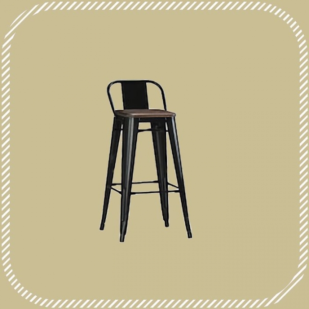 新品出清復刻版黑色鐵製吧台椅 櫃台椅 高腳椅接待會客洽談椅 1