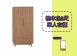 限量新品設計師款柚木色3尺單人衣櫃 置物收納櫃衣櫥櫥櫃