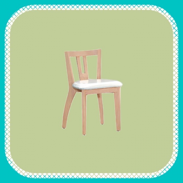 新品出清38公分白橡色靠背化妝椅 梳妝椅 書桌椅 單人椅 椅凳 矮凳 1