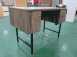 新品出清工業風鐵刀灰112公分書桌 寫字桌 工作桌 學生桌 電腦桌 置物桌 收納桌 儲物桌 抽屜桌 辦公桌