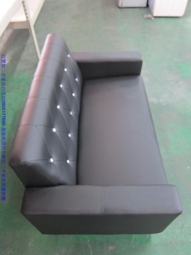 全新台灣製造工廠直營訂做款菱格水鑽透氣皮雙人沙發 客廳沙發 休閒沙發 辦公沙發 會客沙發 接待沙發 4