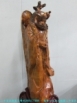 二手頂級牛樟木達摩祖師一葦渡江 中古藝術品 擺飾品 雕刻品 收藏品 木雕