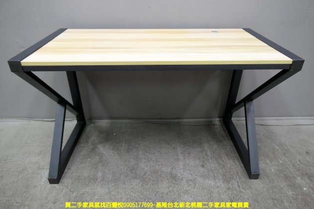 二手書桌 工業風 4尺 辦公桌 電腦桌 工作桌 寫字桌 邊桌 1