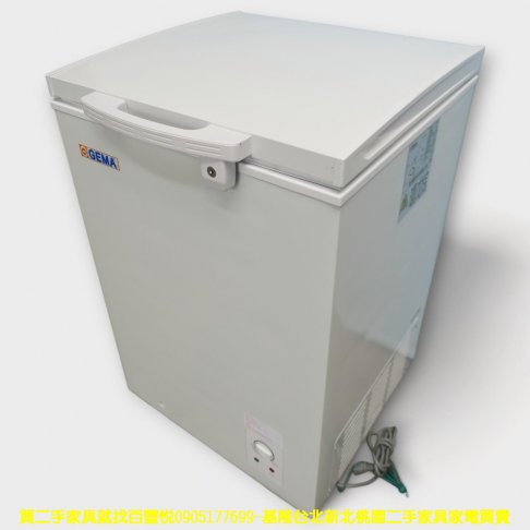 二手冷凍櫃 GEMA 105公升 上掀 臥室冷凍櫃 大家電 中古家電 中古電器 2