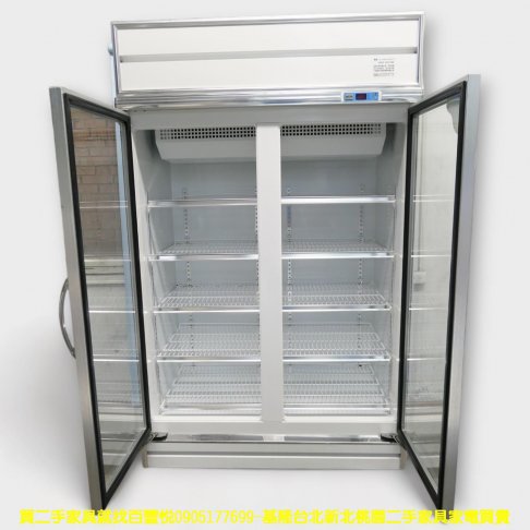 二手冰箱 瑞興 4尺 對開 玻璃冰箱 餐飲 營業用冰箱 大家電 中古家電 中古電器 2