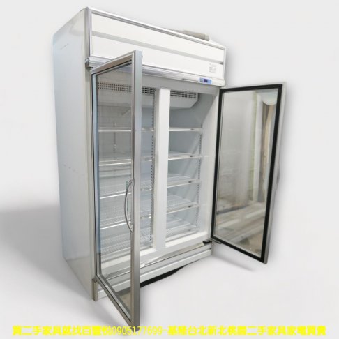 二手冰箱 瑞興 4尺 對開 玻璃冰箱 餐飲 營業用冰箱 大家電 中古家電 中古電器 3