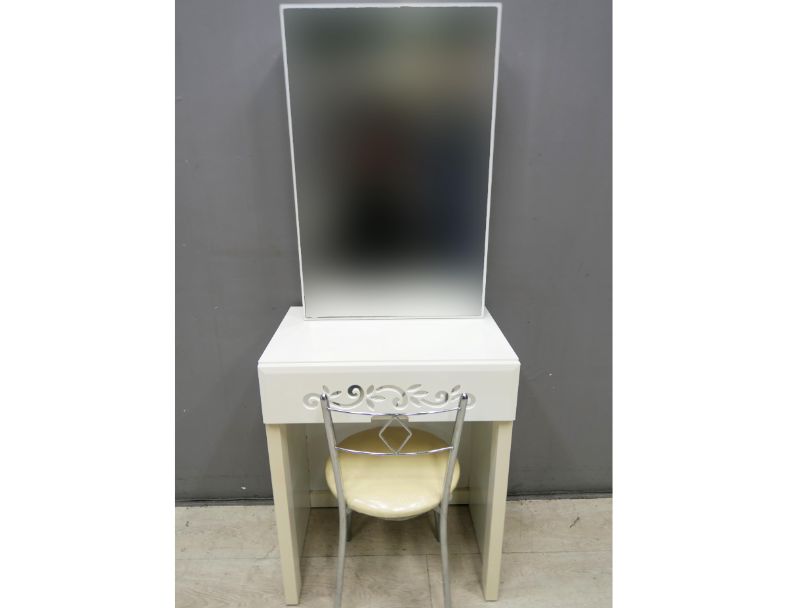 二手 鏡台 簡約白 2尺 化妝桌 梳妝台 收納桌 邊桌 化妝台 房間桌 