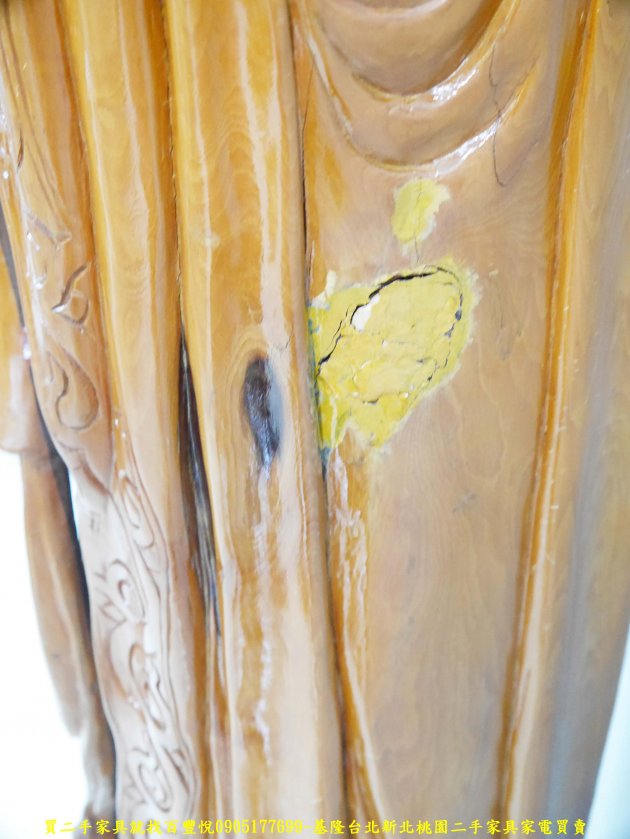 紅豆杉全實木乘龍觀音像 木雕藝術品 實木擺件 原木藝品 木雕刻品 5