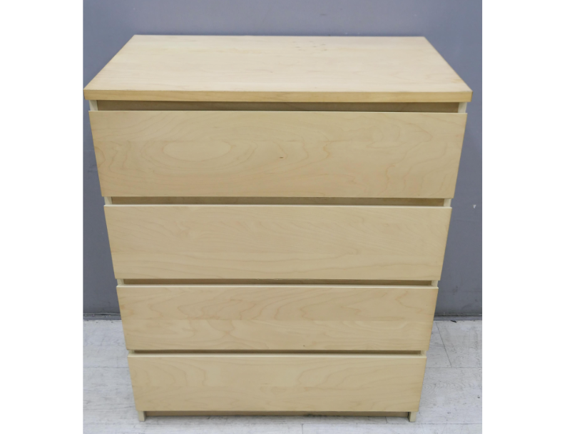 二手 斗櫃 原木色 四抽 矮櫃 置物櫃 抽屜櫃 儲物櫃 邊櫃 房間櫃
