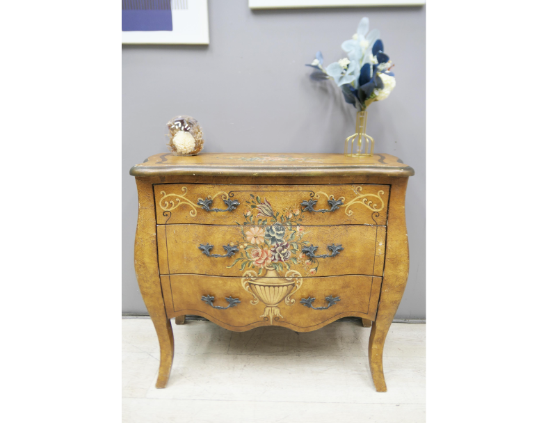 二手 巴洛克風 93公分 玄關櫃 收納櫃 邊櫃 矮櫃 抽屜櫃